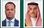 الأمير فيصل بن فرحان بن عبدالله ووزير الخارجية وزير الشؤون الخارجية والتعاون الدولي بجمهورية الصومال الفيدرالية عبدالسلام عبدى علي