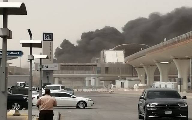 السيطرة على حريق محدود بقطار الرياض