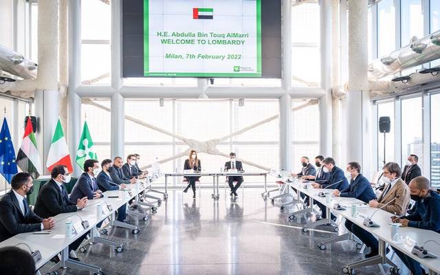 الإمارات تبحث توسيع الشراكة الاقتصادية مع شمال إيطاليا في عدة قطاعات