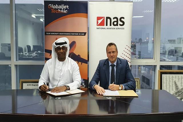 Kuwait’s NAS, Global Jet Technic partner to provide services at UAE airports