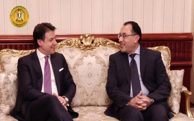 رئيس وزراء إيطاليا يصل إلى القاهرة لمناقشة الأزمة الليبية