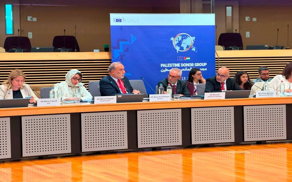 السعودية تؤكد في اجتماع المانحين دعمها السياسي والاقتصادي لفلسطين