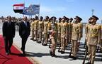 مراسم استقبال رئيس الوزراء الأردني