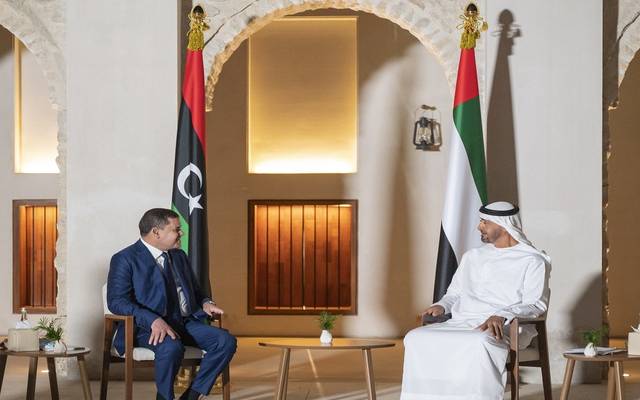 محمد بن زايد: نتطلع إلى تنمية العلاقات مع ليبيا خلال المرحلة المقبلة