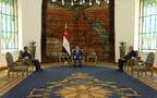 الرئيس عبد الفتاح السيسي ونبيل فهمي المرشح لمنصب الأمين العام لجامعة الدول العربية