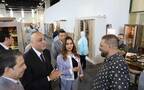 باسل رحمي الرئيس التنفيذي لجهاز تنمية المشروعات خلال فتتاح دورة جديدة من معرض "صنع في دمياط" للأثاث