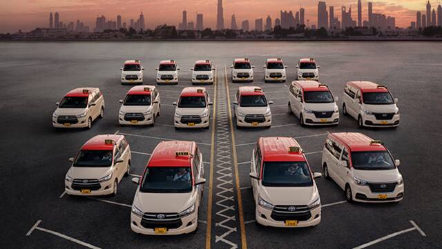 مركبات تابعة لشركة تاكسي دبي