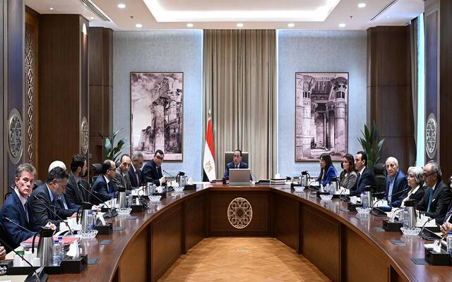 اجتماع الدكتور مصطفى مدبولي رئيس مجلس الوزراء المصري