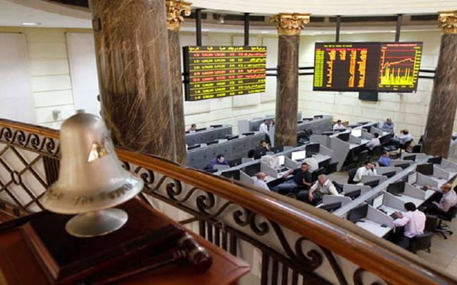 قاعة التداول بالبورصة المصرية