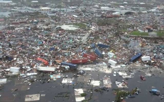 ضحايا إعصار دوريان في جزر البهاما ترتفع لـ 43 قتيلاً