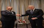 بدر عبد العاطي وزير الخارجية والتعاون الدولي والمصريين بالخارج ويوسف رجي وزير الخارجية والمغتربين في الجمهورية اللبنانية