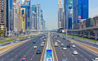 أحد الطرق الرئيسية بإمارة دبي