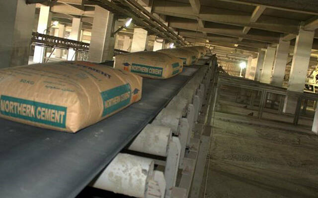 خطوط الإنتاج في شركة أسمنت الشمالية