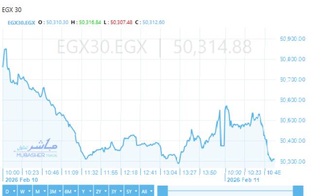 المؤشر الرئيسي للبورصة "EGX30"