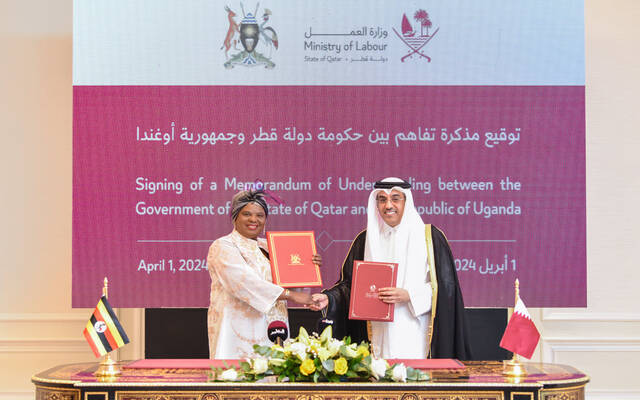 قطر وأوغندا توقعان اتفاقية لتعزيز التعاون في مجالات العمل