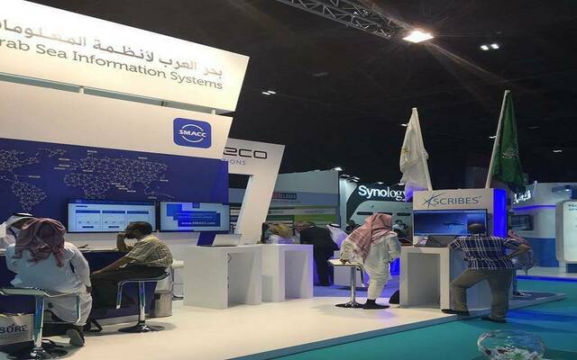 جناح شركة بحر العرب لأنظمة المعلومات بأحد المعارض - أرشيفية