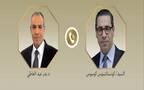 وزير الخارجية والهجرة وشؤون المصريين بالخارج بدر عبد العاطي و وزير خارجية قبرص كونستانتينوس كومبوس