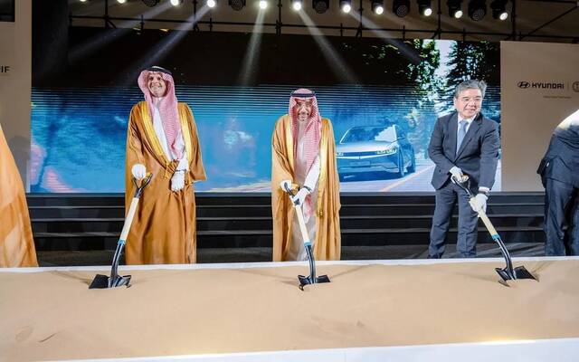 وضع حجر الأساس لإنشاء مصنع "هيونداي" بالسعودية والإنتاج يبدأ أواخر 2026