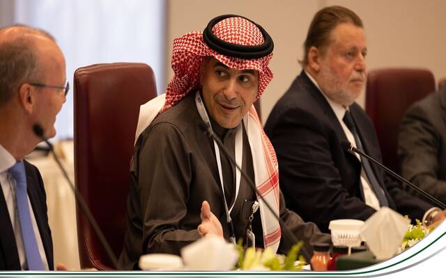 محافظ البنك المركزي السعودي على هامش اجتماع المجموعة التشاورية الإقليمية لمنطقة الشرق الأوسط وشمال غفريقيا التابعة لمجلس الاستقرار المالي