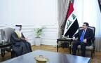 رئيس مجلس الوزراء العراقي، محمد شياع السوداني، يستقبل السفير البحريني لدى العراق