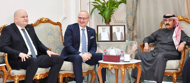 خلال اللقاء القطري الكرواتي