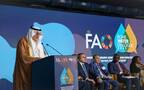 وزير البيئة والمياه والزراعة عبد الرحمن الفضلي خلال المنتدى العالمي للأغذية في روما