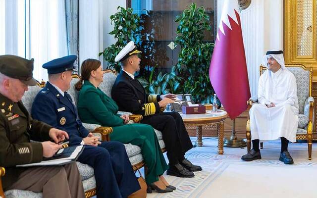 الشيخ محمد بن عبدالرحمن بن جاسم آل ثاني رئيس مجلس الوزراء وزير الخارجية القطري