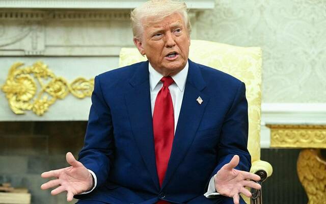الرئيس الأمريكي دونالد ترامب