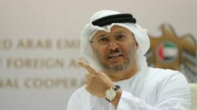 المستشار الدبلوماسي لرئيس دولة الإمارات العربية المتحدة، أنور قرقاش،