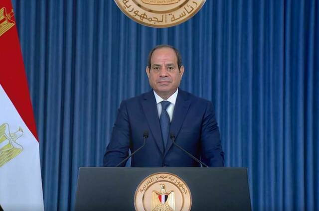 الرئيس عبد الفتاح السيسي رئيس جمهورية مصر العربية