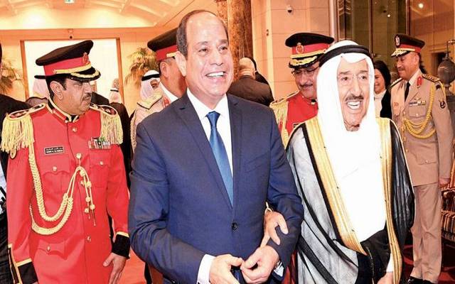 السيسي يهاتف ولي العهد للاطمئنان على صحة أمير الكويت