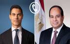 الرئيس المصري عبد الفتاح السيسي وروب يتن رئيس الوزراء الهولندي