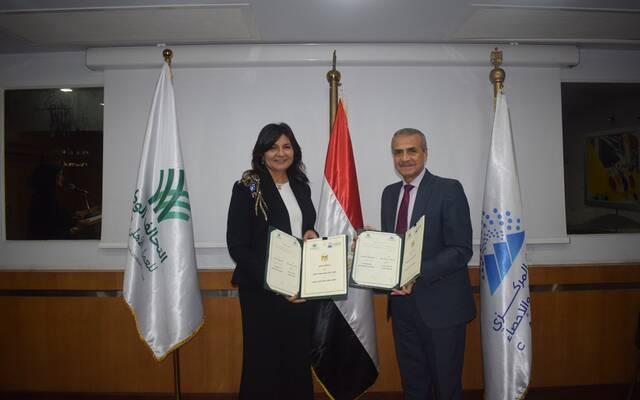 خلال توقيع بروتوكول تعاون بين الإحصاء والتحالف الوطني للعمل الأهلي التنموي