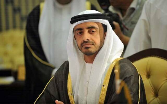 الشيخ عبدالله بن زايد آل نهيان نائب رئيس مجلس الوزراء وزير الخارجية الإمارات