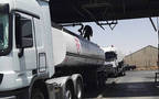 شاحنة لتوزيع حصص الوقود على المحطات