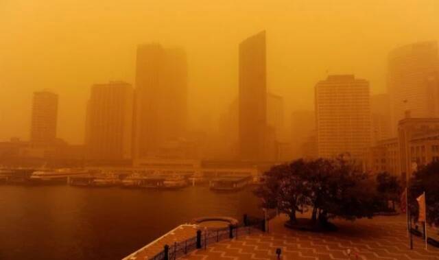 عاصفة ترابية في مصر