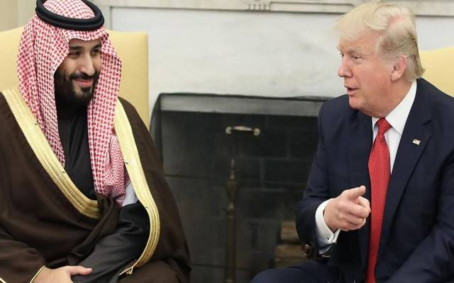 الرئيس الأميركي خلال لقاء سابق مع الأمير محمد بن سلمان