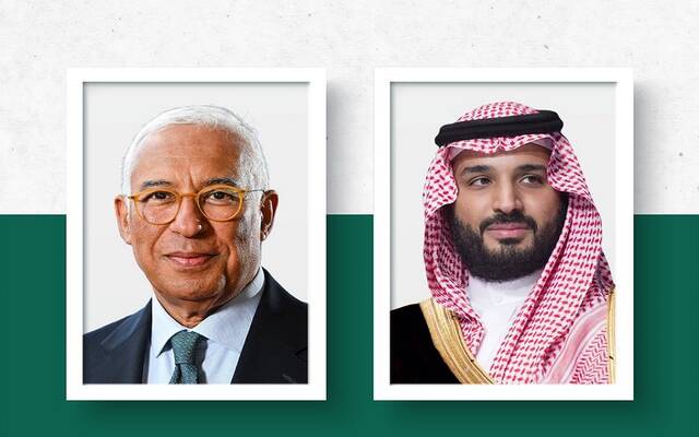 ولي العهد الأمير محمد بن سلمان ورئيس المجلس الأوروبي انطونيو كوستا