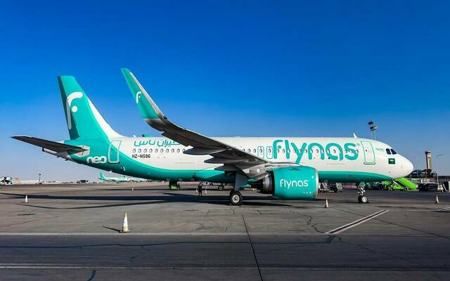 طائرة تابعة لشركة طيران ناس