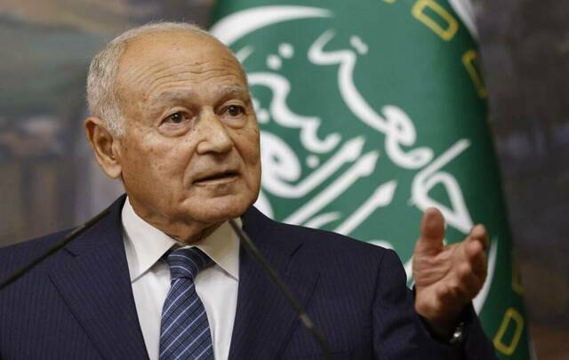 أحمد أبو الغيط الأمين العام لجامعة الدول العربية