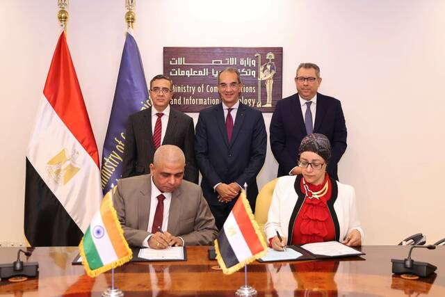 مصر تعزز تعاونها التكنولوجي مع الهند لبناء قدراتها الرقمية