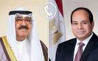 السيسي وأمير الكويت