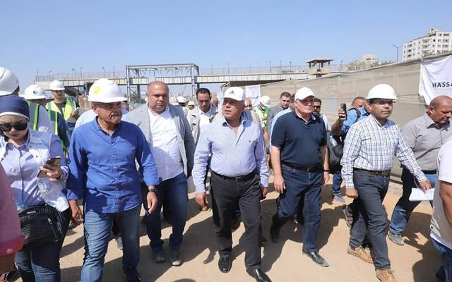 وزير النقل يتابع معدلات تنفيذ محطة سكك حديد مصر بمنطقة بشتيل