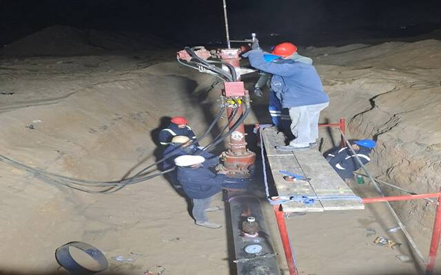 البترول المصرية تعلن بدء إصلاح خط نقل البوتاجاز (مسطرد - الهايكستب)