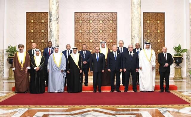 السيسي ورؤساء المجالس والبرلمانات العربية يناقشون تطورات الأوضاع بالمنطقة