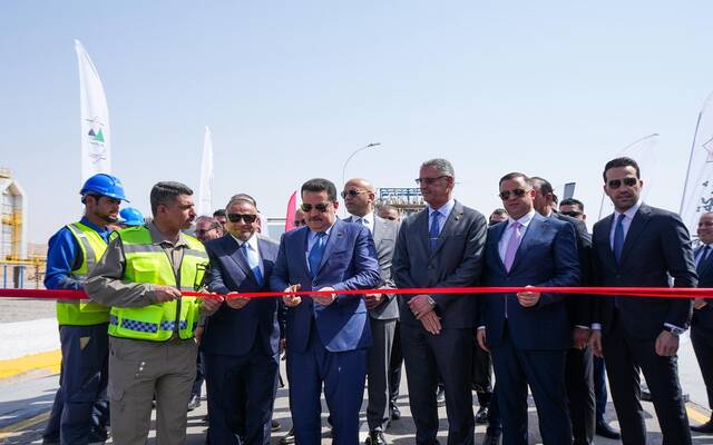 رئيس حكومة العراق يدشّن مشروع تقوية المياه ومصفاة دهون ومحطة كهرباء في بيجي