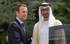 الشيخ محمد بن زايد آل نهيان رئيس دولة الإمارات والرئيس الفرنسي إيمانويل ماكرون