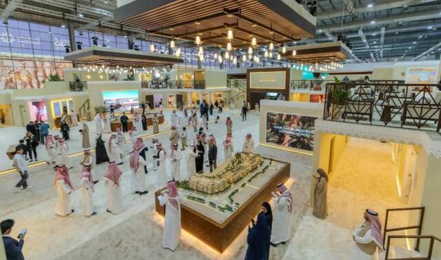 جناح شركة الدرعية خلال معرض سيتي سكيب 2025