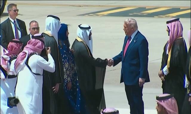 Saudi Crown Prince receives Trump in Al Yamamah Palace