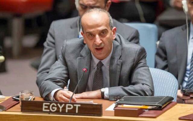أسامة عبدالخالق مندوب مصر الدائم بالأمم المتحدة